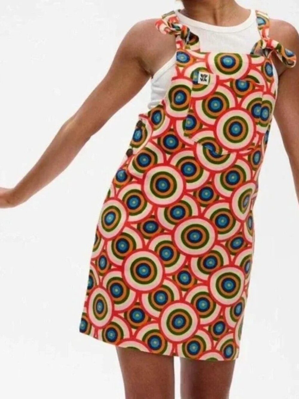 Lucy and Yak Mini Pini in Lennon Print UK Medium